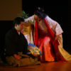 Mary Sano and Noh actor Tadaki Hashimoto performing from the dance-drama[Amaterasu, the Blind Woman and Hiroshima] (2004)